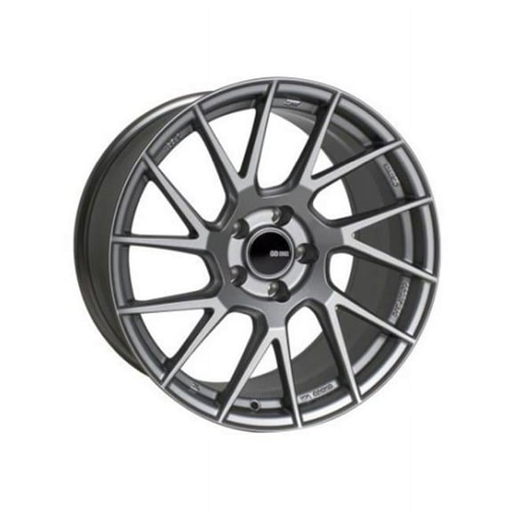 Enkei 507-895-6538GR 18 x 9.5 & 5x114.3 Bolt Pattern 38 mm Offset 72.6 mm Bore TM7 Storm Gray Wheel