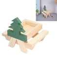 thumbnail image 4 of Squirrel Picnic Table, Durable Keep Ground Clean Fence Design Funny Squirrel Feeder With Corn Cob Holder For Outdoor, 4 of 8