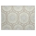 thumbnail image 2 of Addison Rugs Chantille Indoor/Outdoor Transitional Circles Ivory Washable Rectangle Rug, 1'8" x 2'6", 2 of 6