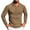 Khaki, variant on IROINNID Long Sleeve Pullover Shirts for Men Comfy Patchwork Color With Lapel Shirt Two-color Fashion Turndown Collar Blouse & Shirt,Khaki