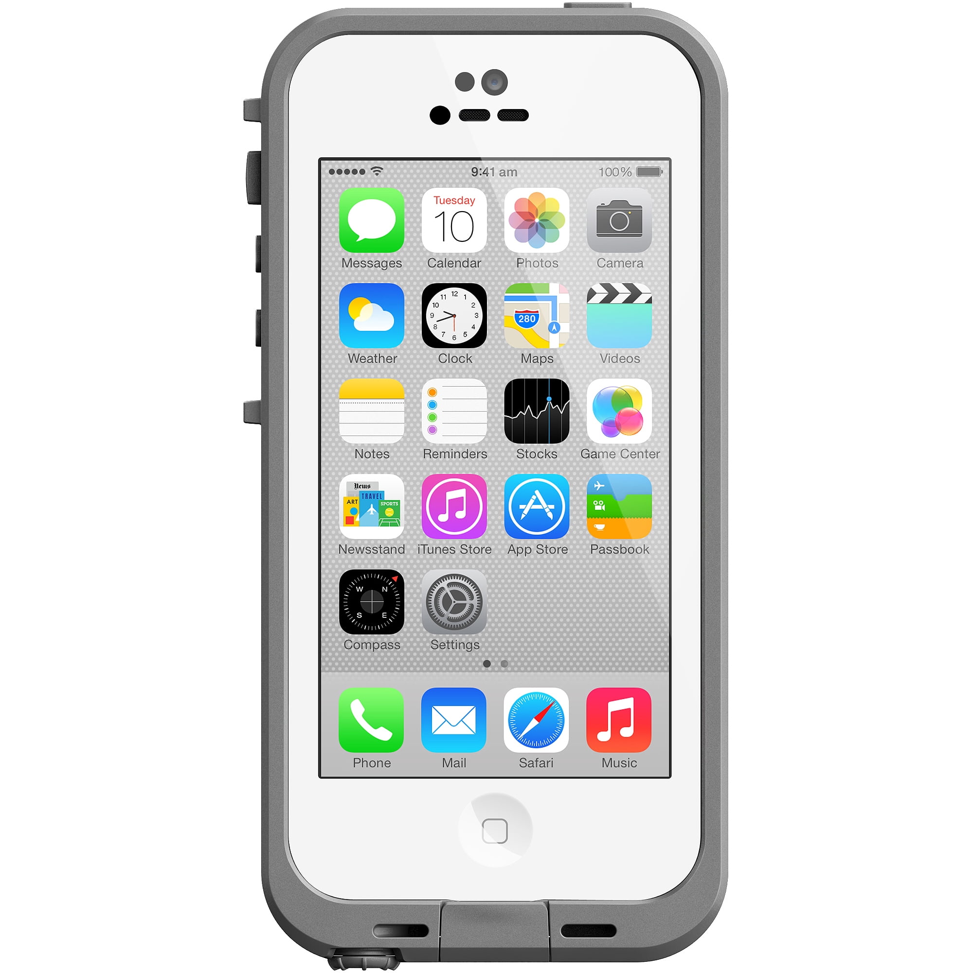 Iphone 5c Lifeproof Apple Iphone Case Fre Series White Walmart Com Walmart Com