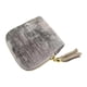 thumbnail image 2 of Estuche organizador de joyas de viaje pequeño con compartimentos para guardar joyas. Gris plata, 2 of 8