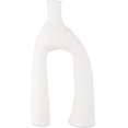 thumbnail image 3 of Currey And Company 1200-0889 Set Of (3) Zante Ceramic Decorative Vases - White, 3 of 6