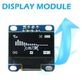 thumbnail image 2 of 0,96" OLED SSD1306 I2C IIC SPI Serial 128X64 LCD Display Blau LCD~ Gelb M7R7, 2 of 9