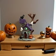 thumbnail image 5 of Yttmshdga Halloween Village 7 Inch Luminous Scary House Figurines Resin Colorful Halloween Village Houses For Home Parties Table Decorations, 5 of 6
