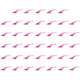 thumbnail image 1 of 40uds. Señuelo de pesca camarón LED electrónico calamar anzuelo aparejo rosa, 1 of 2