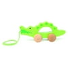 Crocodile Wooden Toddler Push and Pull Walking Toy..., By Hape Ship from US