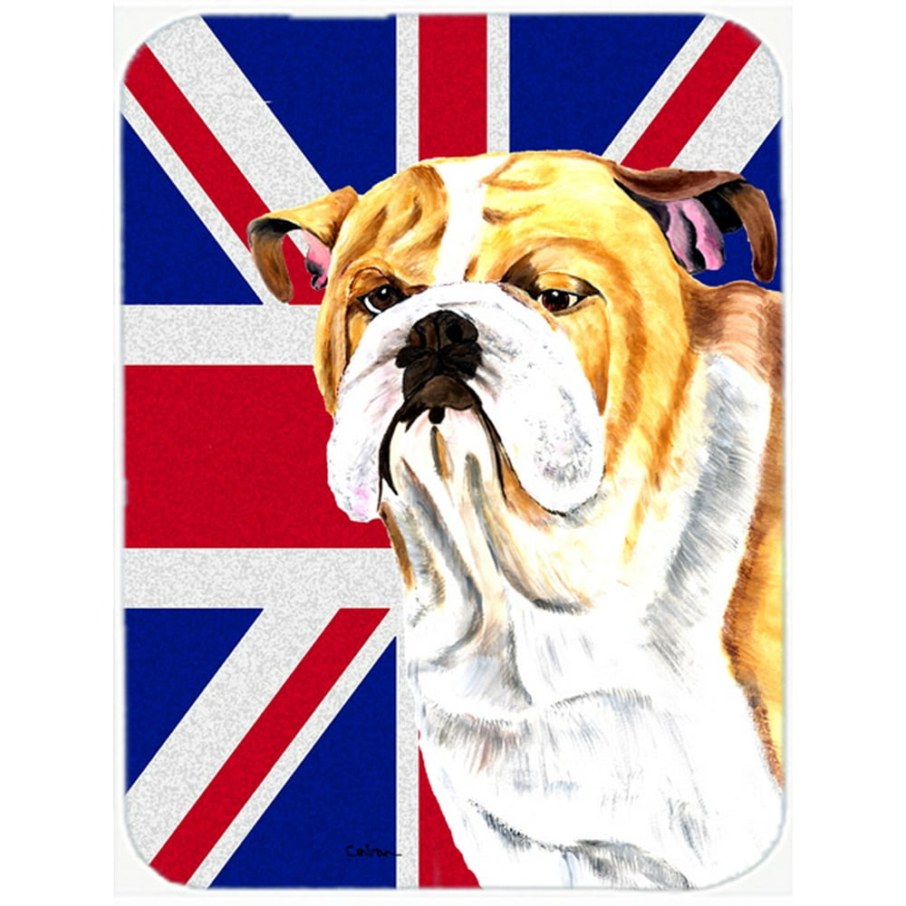 Caroline's Treasures Bulldog English with English Union Jack British ...