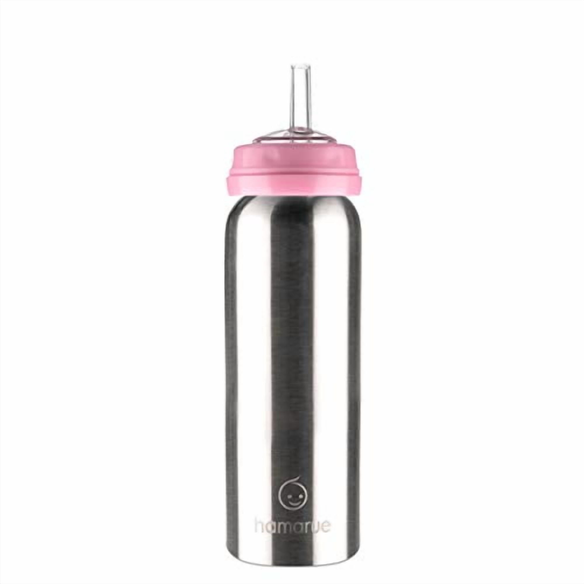Hamarue 3-in-1 Stainless Steel Sippy Cups for Babies & Toddlers | Non-Toxic Insulated Baby Bottle | BPA-Free | Ages 3M+ | Evolving Feeding Solution