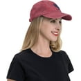 thumbnail image 4 of New Zealand Flag Kiwis Funny Hat Adjustable Denim Baseball Cap Black Dad Hat Men Women, 4 of 6