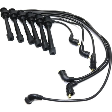 New Spark Plug Wire Compatible With Hyundai Kia Santa Fe LX 6 Cyl 2.7L Sonata GLS 6 Cyl 2.7L Sonata VE 6 Cyl 2.7L Sonata GLS 6 Cyl 2.5L 1999-2007 By REPH504806