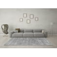 thumbnail image 3 of Ahgly Company Indoor Square Abstract Gray Modern Area Rugs, 5' Square, 3 of 4