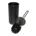 thumbnail image 3 of iDesign Toilet Bowl Brush and Holder Set - Matte Black, 3 of 5