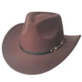 thumbnail image 4 of Classic Western Cowboy Hat for Everyday Daily Wear and Outdoor Leisure Wide-Brim Design for Country Style Sun, 4 of 4