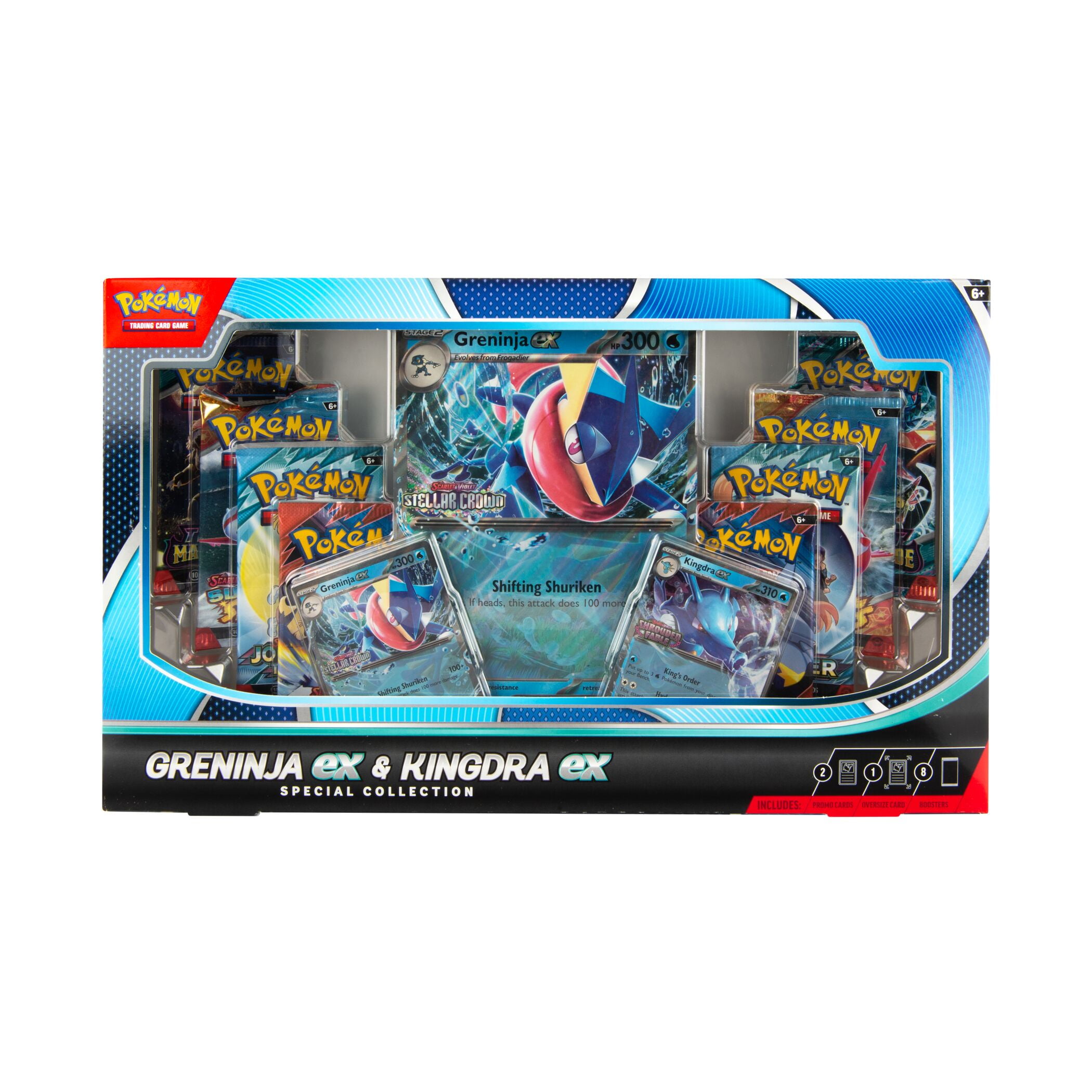 Pokemon TCG: Greninja ex & Kingdra ex Special Collection (Quantité limitée à 2 par commande et limite de 1 commande par foyer)