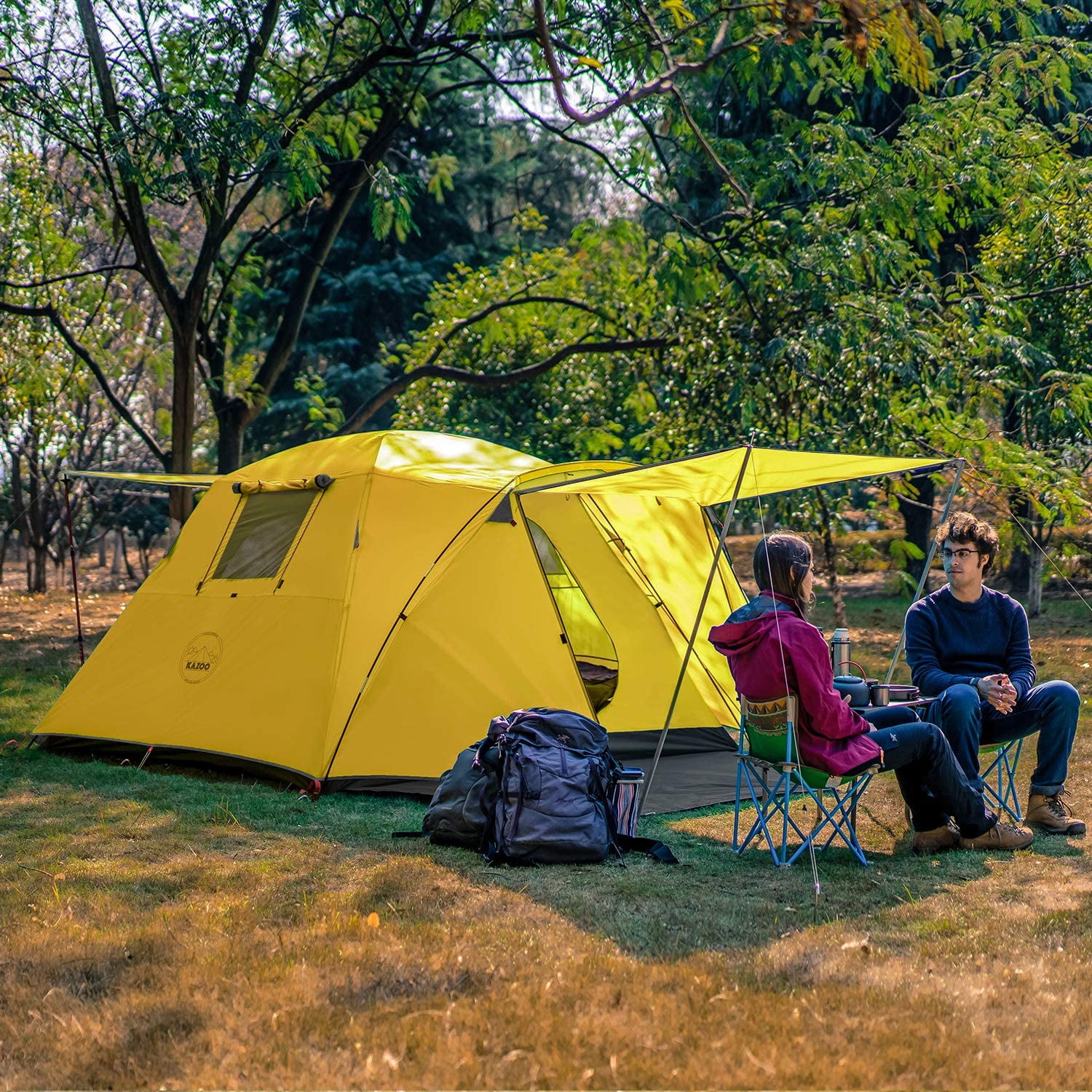 い出のひと時に、とびきりのおしゃれを! KAZOO Tent for 4 6 people