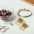 thumbnail image 1 of UPOUART 15Ud Dijes Para Collares Y Pulseras Con Forma De Libro Y Espejo Portátil En Cobre Dorado, 1 of 6
