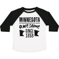 thumbnail image 3 of Inktastic Minnesota Awesome Since 1858 Boys or Girls Toddler T-Shirt, 3 of 5