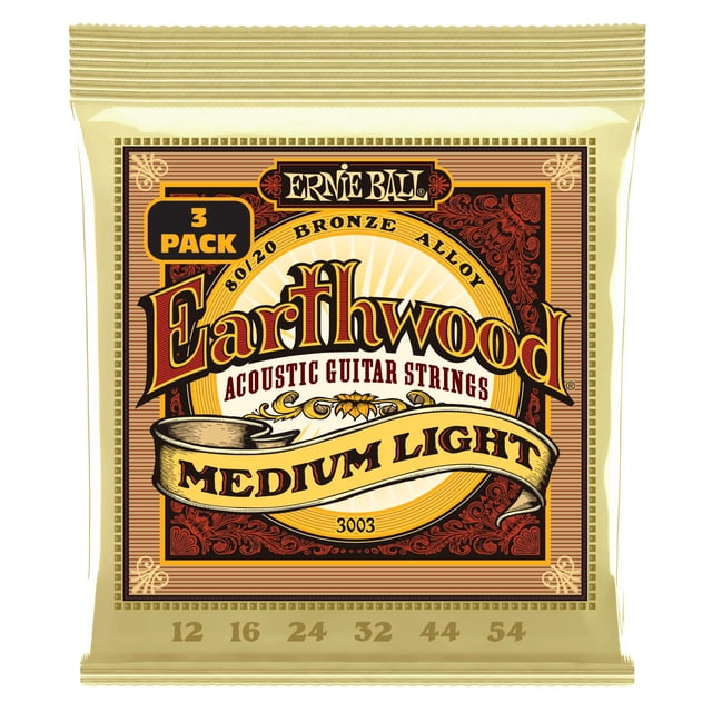 Cuerdas para guitarra acústica Ernie Ball Earthwood Medium Light
