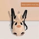 thumbnail image 1 of Mochila transportadora para perros, de malla, de camuflaje, para viajes al aire libre, transpirable, con asa para el hombro, para perros pequeños, gatos, L, beige, 1 of 5