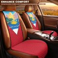thumbnail image 3 of Eheartsgir Front Seat Covers Antigua And Barbuda Flag Decoration 2 Pack Car Front Seat Covers Quilted Design for Vans Non-Slip Quilted Padded Fabric Car Seat Covers, 3 of 7