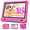 Pink, variant on 10inch Kids Tablet Android 15,1280x800 HD Ips Display Tablet with Eva Case,12GB (3g+9g) RAM+64GB Rom,Quad-Core, Wi-Fi6,6000mAh,Parental Control App Google Certified - Pink