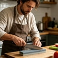 thumbnail image 4 of Knife Sharpening Stone 120/240 Whetstone Sharpening Stone, Sharpening Stone Tool for Kitchen Hunting,5.1 inch Portable Knife Sharpener for Scissors Pocket Knives and Blades,1 Pc,Grey, 4 of 9