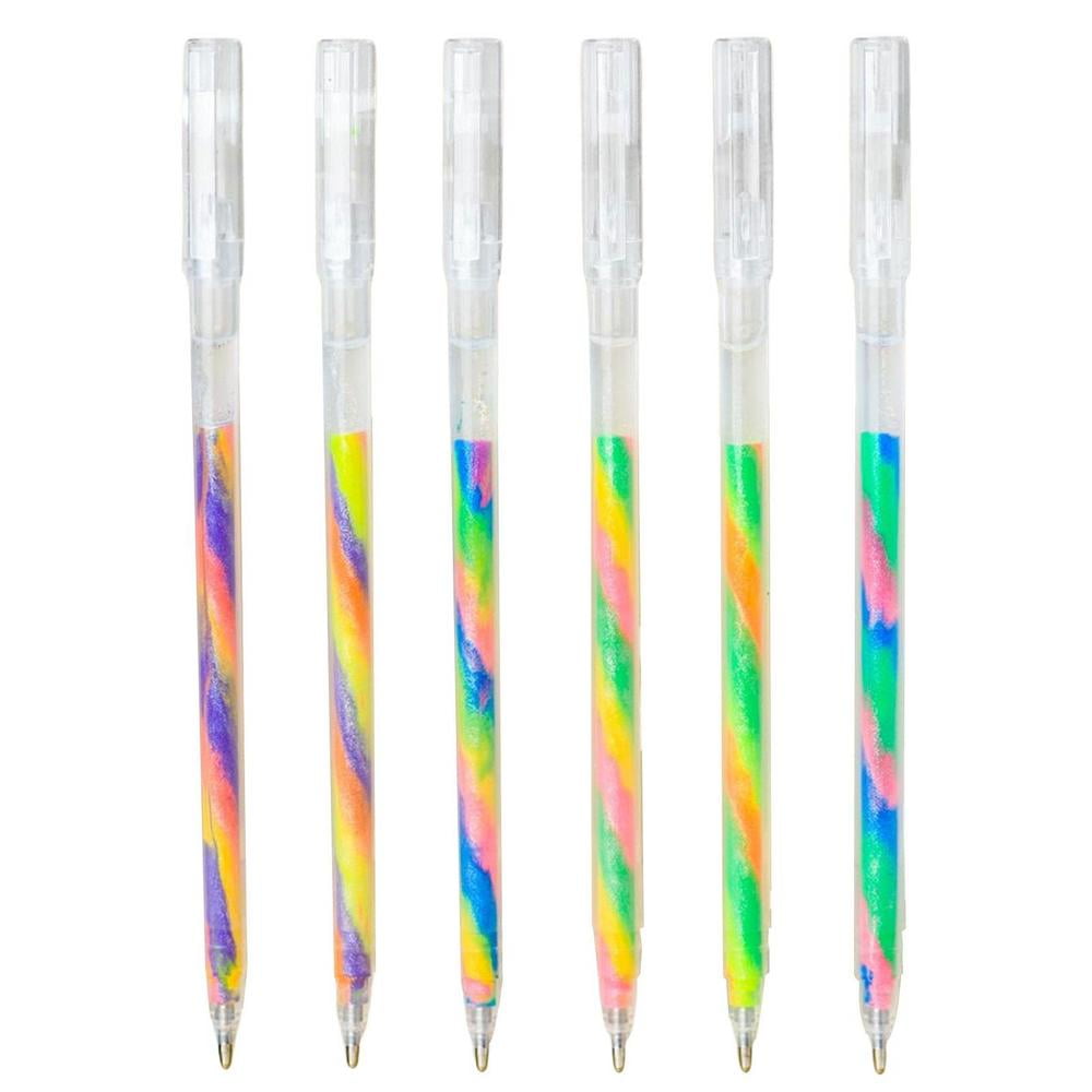 Tohuu Sparkly Gel Pens 1.2 mm Fine Point Gel Ink Pens for Black Paper  Drawing Retractable Waterolor Pens for Highlighting on Markers Paintings  Drawing Coloring convenient 
