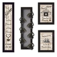 thumbnail image 1 of Trendy Decor4U Kitchen Collection VII 4-Piece Vignette with 7-Peg Mug Rack by Millwork Engineering Printed Wall Art, 10 Inch x 32 Inch, Earthtone, 1 of 4