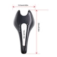 thumbnail image 4 of Cojín Universal Eigraketly para Sillín de Bicicleta de Carreras Fibra de Carbono Diseño Hueco, 4 of 6