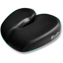 Comfortable Bicycle Saddle for Exercise and Road Bicycle Oversized Comfort Seat for Stationary Extra Wide Replacement Padded Bike Saddle Cushion for Women and Men (Noseless)