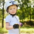 thumbnail image 4 of FEISHDEK Non-Slip Fingerless Bike Gloves for Kids, Cycling & Biking Outdoor Sports(Black, Size: Small), 4 of 7