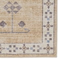 thumbnail image 4 of Contemporary Home Living 2.5' x 8' Diamond Medallion Area Throw Rug Runner - Brown and Cream, 4 of 9
