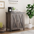 thumbnail image 6 of Discover New Products Charming Farmhouse Buffet Cabinet – Versatile Storage Sideboard for Living Room, Dining Room, and Entryway,Oaken, 6 of 7