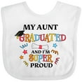 thumbnail image 3 of Inktastic My Aunt Graduated and I'm Super Proud Boys or Girls Baby Bib, 3 of 4
