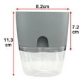 Laundry Basket with Lid Pot Automatic Green Lazy Water Culture