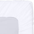 thumbnail image 3 of Sábanas ajustables Utopia Bedding Twin XL, paquete de 6 unidades, microfibra blanca, 3 of 5