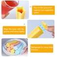 thumbnail image 2 of Juego De Moldes Para Paletas De Hielo De 4 Uds. Moldes Para Paletas En Forma De Estrella Con Tapas Reutilizables Para Helado Diy Monstrate HA035337-00, 2 of 6