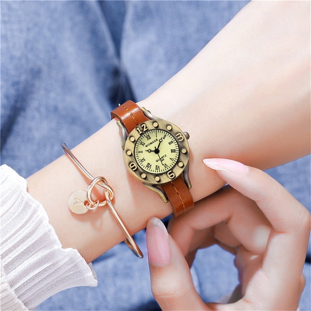 Reloj de pulsera informal para mujer, correa de malla de cuarzo, relojes de pulsera analógicos a la moda Wmkox8yii gfajkfgbkjabf1878