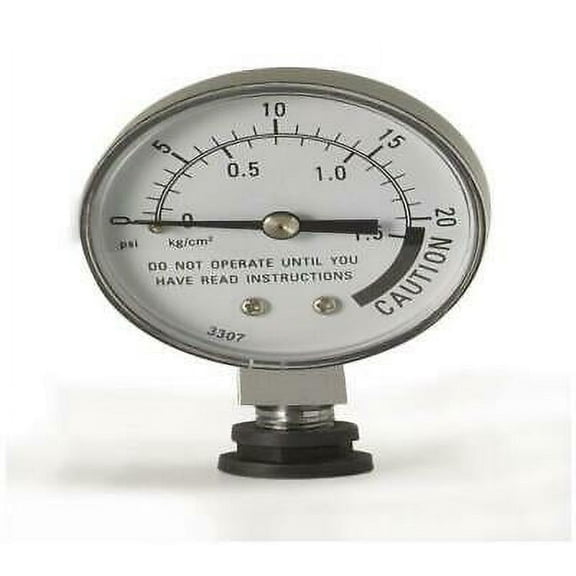 1unit Presto 85729 Pressure Canner Steam Gauge