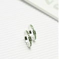 thumbnail image 4 of Muses Art Design Birthstone Eternity Band Ring (Channel Set/Full Round), Stackable Fashion Ring with Crystal Birthstone, 4 of 6