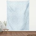 thumbnail image 4 of Ambesonne Geology Fabric by the Yard Upholstery, Gemstones Monochrome Design, 10 Yards, Pale Blue Pale Blue, 4 of 5