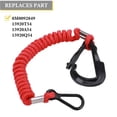 thumbnail image 3 of Lanyard de para Motor de Lancha Emergencia Interruptor Parada Cable de Acelerador Plástico Nylon Adecuado para Uso en Motores, 3 of 9