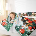 thumbnail image 4 of Manfei Christmas Santa Claus Bedding Comforter Set,Kawaii Wild Mushroom Twin Comforter Sets,Rustic Cardinal Birds Bedding Set For Girls Boys,Microfiber Bedroom Decor Reversible,2-Piece, 4 of 8