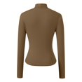 thumbnail image 6 of TAIAOJING Womens Long Sleeve Turtleneck Crop Tops Basic Slim Fitted Going Out T Shirts Winter Clothes, 6 of 6