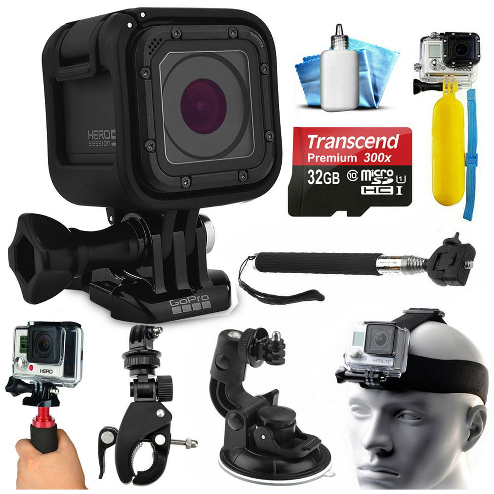 Gopro Hero5 Session Hd Action Camera Chdhs 501 With Extreme Sports Accessories Kit Includes