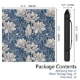 thumbnail image 2 of Extra Large Floral Non-Slip Mahjong Table Mat 31.5x31.5 Inch Rubber Game Pad Noise Reducing Surface for Chinese Tiles Cards & Board Games, 2 of 7
