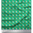 thumbnail image 1 of Soimoi Green Silk Fabric Tumble Stone Abstract Decor Fabric Printed Yard 42 Inch Wide, 1 of 5