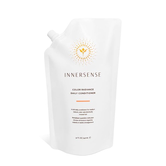 INNERSENSE Organic Beauty - Acondicionador diario con brillo de color natural | Cuidado del cabello limpio, no tóxico y libre de crueldad animal (bolsa de repuesto 32 fl oz | 946 ml)