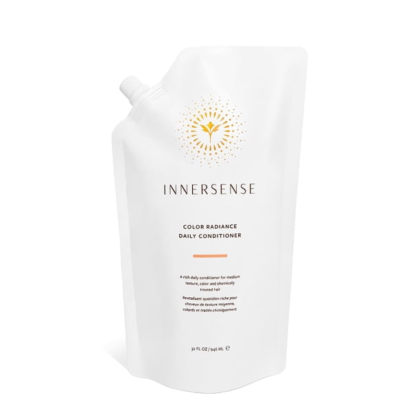 INNERSENSE Organic Beauty - Acondicionador diario con brillo de color natural | Cuidado del cabello limpio, no tóxico y libre de crueldad animal (bolsa de repuesto 32 fl oz | 946 ml)